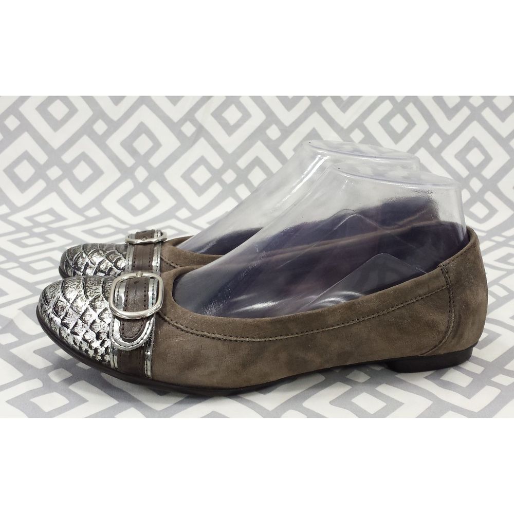 AGL Attilio Giusti Leombruni Cap Toe Ballet Flats - Picture 4 of 13